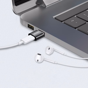 Joyroom adapter from USB Type C (female) to USB (male) 2 pcs. black (S-H152 Black)