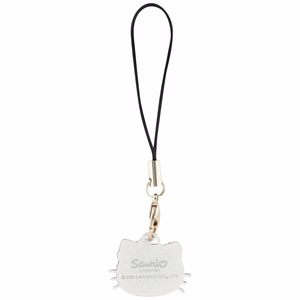 Hello Kitty Charm Kitty Head Pendant - Black