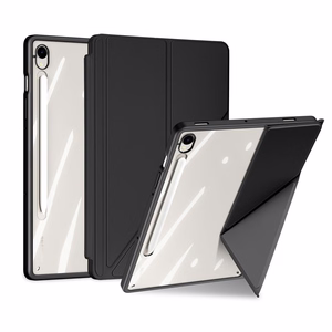 Dux Ducis Magi Suojakuori kynätelineellä Samsung Galaxy Tab S10 FE/S9/S9 FE:lle - musta