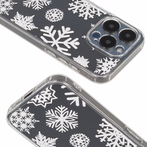 TEL PROTECT Christmas Clear Case for Iphone 15 Design 4