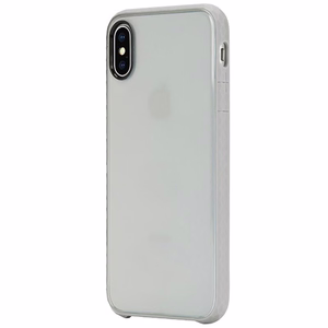Incase Pop suojakuori laitteelle iPhone X, läpinäkyvä ja liuskeenharmaa