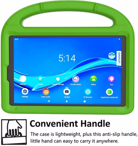 Shockproof Kids -suojakuori Samsung X200/X205 Tab A8 10.5 2021 vihreä