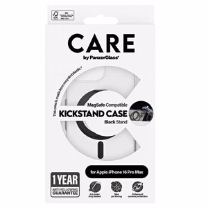 CARE by PanzerGlass Feature Kickstand suojakuori iPhone 16 Pro Max 6.9' musta/musta MagSafe 1324