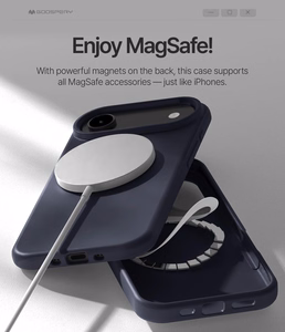 Case Mercury Pure Magsafe Silicon Case Apple iPhone Air dark blue