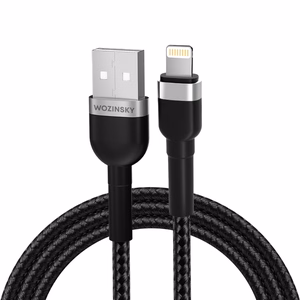 Wozinsky WNBAL1 USB-A / Lightning 2.4A kaapeli 1 m - musta