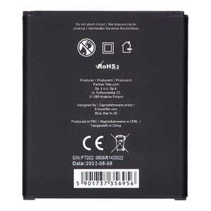 Akku Samsung J1 J100:lle 2000 mAh Blue Star Premium