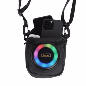 Bluetooth Kaiutin 8W 3h olkalaukku muoto 1,5L Hoco HC41 musta