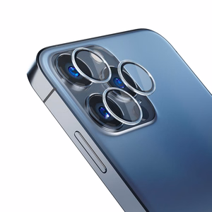 iPhone 13 Pro Max / 13 Pro 9H kameralasi 3mk objektiivin suojaukseen Pro-sarjan objektiiville - kultainen