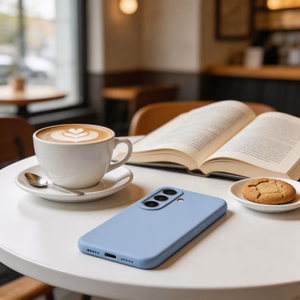 Tech-Protect Silicone MagSafe Case for Samsung Galaxy S26 - Blue
