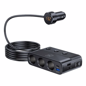 Auton laturi 3mk Car Power Splitter 120W 3xUSB-A/USB-C/3xDC