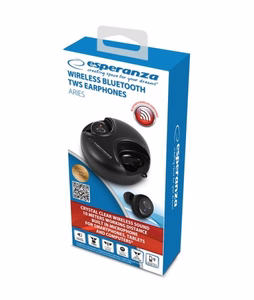 Esperanza EH228K kuulokkeet / kuulokemikrofoni Langaton In-ear puhelut / musiikki Micro-USB Bluetooth musta