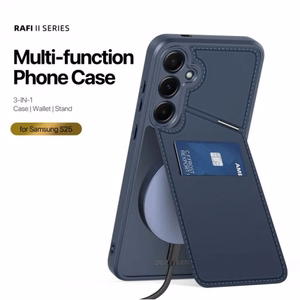 Puhelimen suojakuori Dux Ducis Rafi II Mag Samsung S938 S25 Ultra sininen