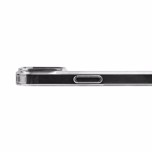 Puro Lite Mag MagSafe Silikoninen Suojakuori iPhone 15 Prolle - läpinäkyvä