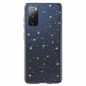 Crystal Glitter Suojakuori Samsung Galaxy S20 FE / Lite:lle hopeinen