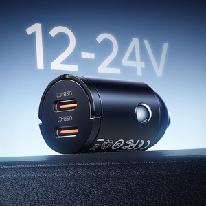 Orico MiniRing 30W 2x USB-C autolaturi - musta