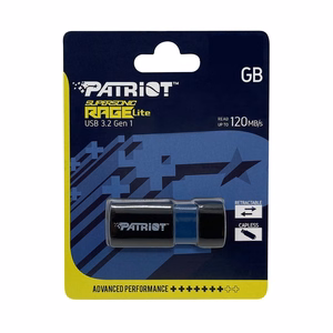 Patriot Memory Supersonic Rage Lite USB-muistitikku 64 GB USB Type-A 3.2 Gen 1 (3.1 Gen 1) musta, sininen