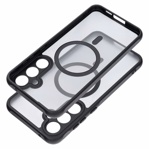 FULL MATTE MAG COVER puhelimen kuori, MagSafe-yhteensopiva, SAMSUNG A55, musta