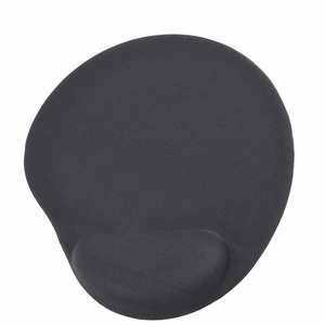 MP-GEL-BLACK 260x220 hiirimatto rannetuella, musta