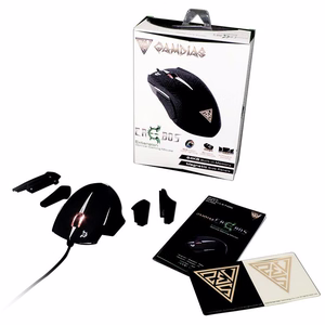 Gamdias Erebos optical gaming mouse with interchangeable side panels, 3500 DPI