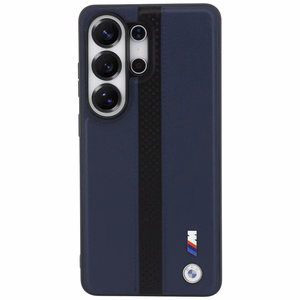 BMW Perforated Stripe Logo MagSafe Suojakuori Samsung Galaxy S26 Ultralle - laivastonsininen