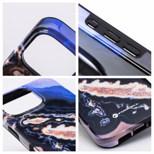 Suojakuori iPhone 15 PRO MAX:lle Forcell F-Protect Mirage MagSafe-yhteensopiva Military Drop-Test kultainen saari