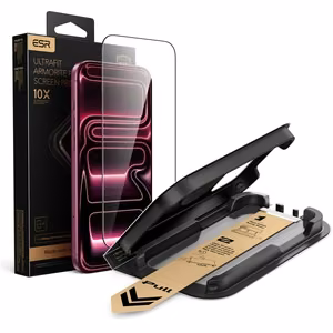 ESR UltraFit Armorite Pro karkaistu lasi malleille iPhone 18 Pro Max / 17 Pro Max, musta