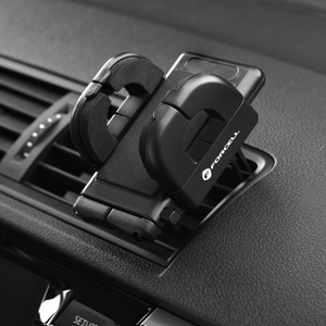 Auton puhelinteline Forcell F-Grip Regular ilmakanava musta