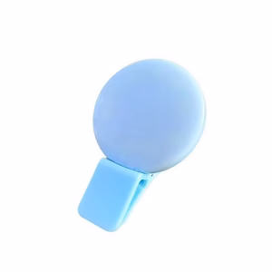 LED-rengaslamppu selfie-kuvaukseen puhelimeen Mini Q sininen