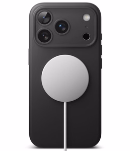 Ringke MagSafe -silikonisuojakuori laitteelle iPhone 18 Pro – musta