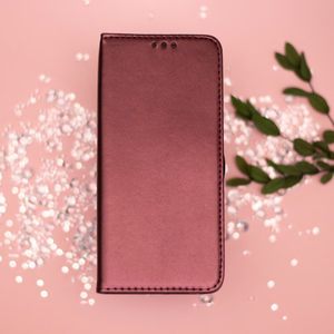 Smart Magnetic -suojakuori mallille Xiaomi Redmi Note 17 Pro Max 5G (Global), viininpunainen
