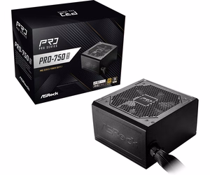 Asrock PRO-750G virtalähde 750 W 24-nastainen ATX ATX Musta