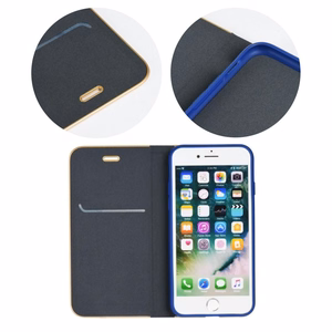 Flip case for Samsung J5 2017 Luna Book Gold navy blue
