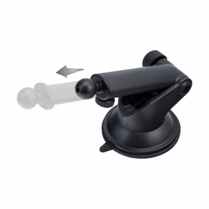 Car phone holder Forcell F-Grip Carbon Bracket mounting arm windshield / dashboard black