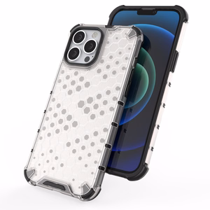Honeycomb Asia panssari kansi TPU puskuri iPhone 13 Pro Max sininen
