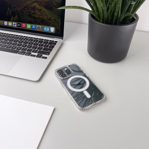 MagSafe-yhteensopiva kirkas kulmasuojakuori iPhone 17 Pro:lle - kirkas