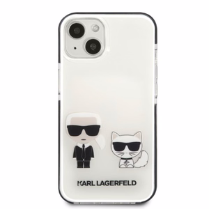 Karl Lagerfeld KLHCP13STPEKCW iPhone 13 mini 5.4 kovakuori valkoinen/valkoinen Karl & Choupette