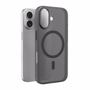 Puro Lightfeel Suojakuori iPhone 17 yhteensopiva MagSafe-n kanssa - läpinäkyvä ja musta
