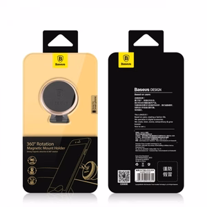 Baseus 360° magneettinen autoteline (Overseas Edition) - hopea