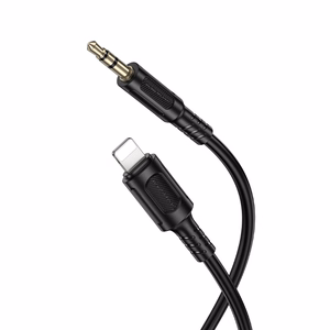Borofone AUX-kaapeli BL25 Nice - Lightning - 3,5mm jack - 1 metri musta