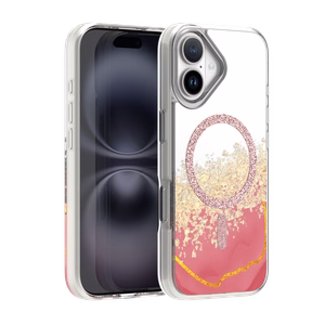 Epoxy Mag suojakuori iPhone 16 6,1" vaaleanpunainen