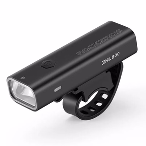 Rockbros 24710012001 polkupyörän etuvalo 800 lm + USB-C - USB-A kaapeli - musta