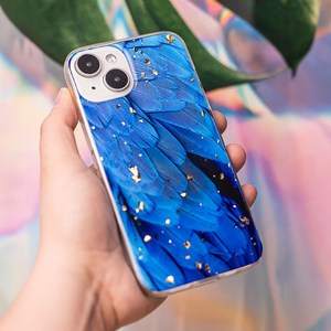 Gold Glam suojakuori puhelimelle Samsung Galaxy A25 5G (global) sininen