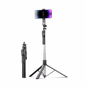 Selfiekeppi Orico SPM190 1/4 tuuman jalusta puhelinkameralle 360 asteen käännöllä Bluetooth 5.2 - musta