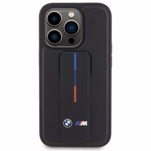 BMW Grip Hot Stamp Suojakuori iPhone 15 Pro:lle - musta