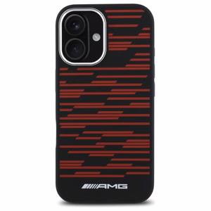 AMG Silikoninen Graphics MagSafe suojakuori iPhone 16:lle - musta