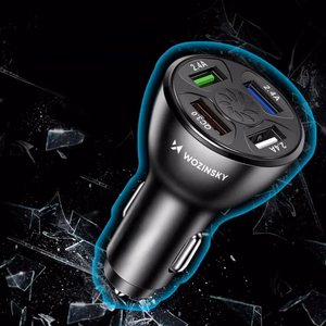 Wozinsky WCCAW 50W 4x USB-A QC auton Laturi - valkoinen