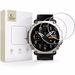 Tech-Protect Glass Fit+ 2 kpl karkaistu lasi Amazfit T-Rex Ultra 2:lle
