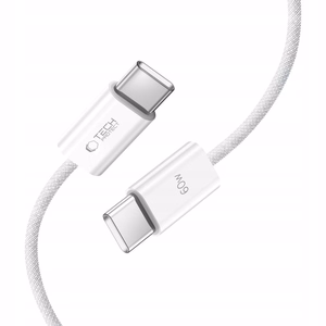 Tech-Protect UltraBoost Classic USB-C / USB-C PD kaapeli 60W 3A 1m - valkoinen