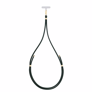3mk EasyClip Elite puhelimen kaulahihna, Evergreen (kultaiset osat)