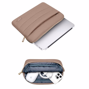 Tech-Protect Puffy 13-14" Laptop Bag - Brown